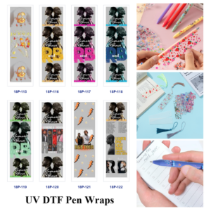 Wholesale 2/8/16pcs UV DTF Stickers Singer Portrait Lightning Letter Print Pen and Bookmark Stickers OLY Exclusive
