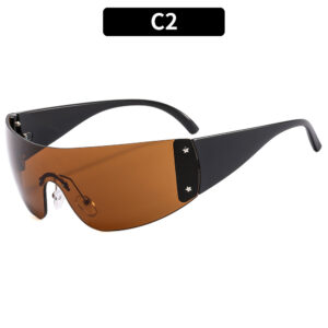 C2-black framed tea