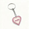 Wholesale Metal Love Couple Keychain Sweet Style Bag Charm Gift