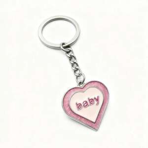 Wholesale Metal Love Couple Keychain Sweet Style Bag Charm Gift