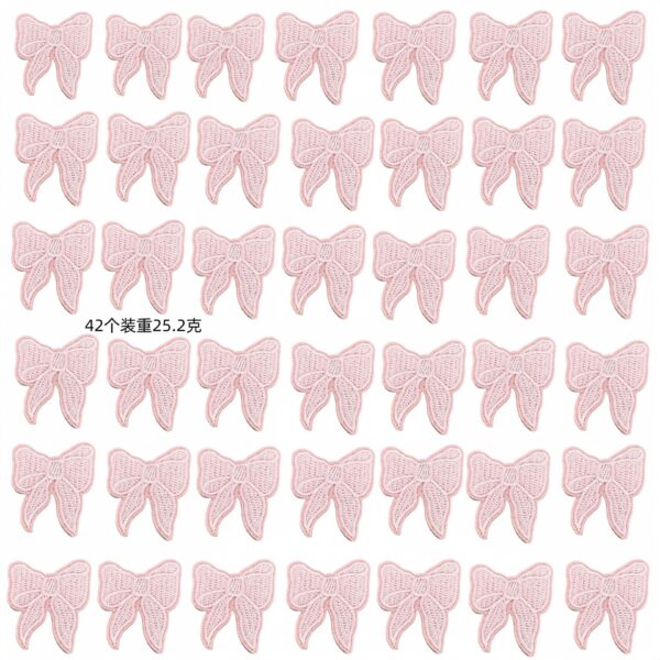 oly-5d492527fba406e317cf88cbd4ff2951 Wholesale Pink Butterfly Bow Embroidery Hair Clip Fashion Accessory for Girls Boutique Resale