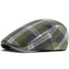 Wholesale Trendy Plaid Beret Hat Adjustable Green Summer Fashion Accessory for Everyday Style