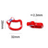 oly-5d78bf19a807bcfe94083ab3f5c58117 Wholesale UV Plated Cat Acrylic Beads Mixed Colors Fashion Phone Accessory for Resale Gift OLY Exclusive