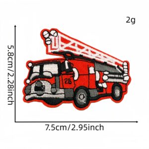Cartoon car applique patch #8