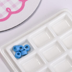Dark blue screws