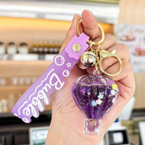 Oil into the hot air balloon-purple / Single OPP with packing
