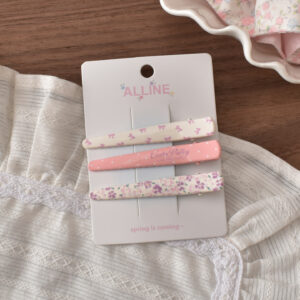 #8 Pink Long Duckbill Clip - 3pcs
