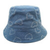oly-5dc16b667d0716fb7c285e3ffc7bf34c Wholesale Korean Style Denim Love Heart Bucket Hat for Daily Outings Sun Protection Fashion Accessory