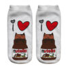 Wholesale Fashion 3D Digital Print Pattern Polyester Cotton Adult Socks Resale