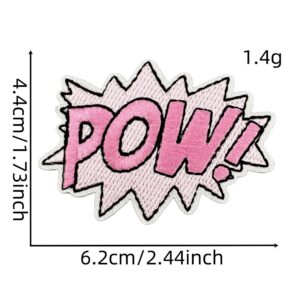 Explosive word cloth patch 4#