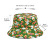 Wholesale Fashion Cartoon Pumpkin Double Sided Fisherman Hat Sun Protection for Men