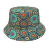 Wholesale Reversible Printed Fisherman Hat Retro Pattern Sun Protection Outdoor Travel Women's Casual Hat