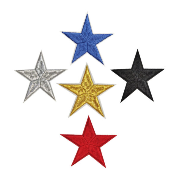 Wholesale Embroidered Star Patch Set with Sewing Kit - DIY Accessory for Kids Clothes