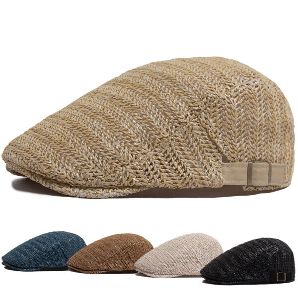 Wholesale Woven Openwork Peaked Cap Everyday Summer Sun Protection Adjustable