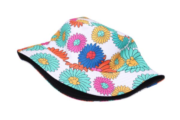 oly-5dfc470e4789459913d0769f51de9505 Wholesale Chic Maple Leaf Print Reversible Bucket Hat for Spring Outdoor Sun Hat