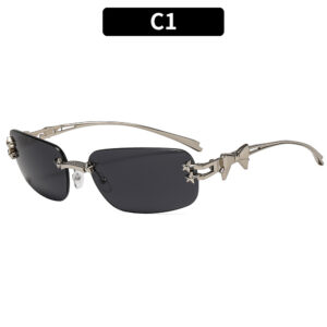 C1-silver frame gray piece