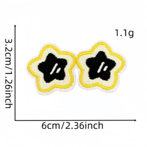 Summer glasses cloth stickers 4#
