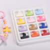 oly-5e3aacf141cf4e053fb756456c3cbfa3 Wholesale Electroplated Acrylic Mixed Color Clips Loose Beads DIY Fashion Accessory for Jewelry Making Gift Boutique Resale