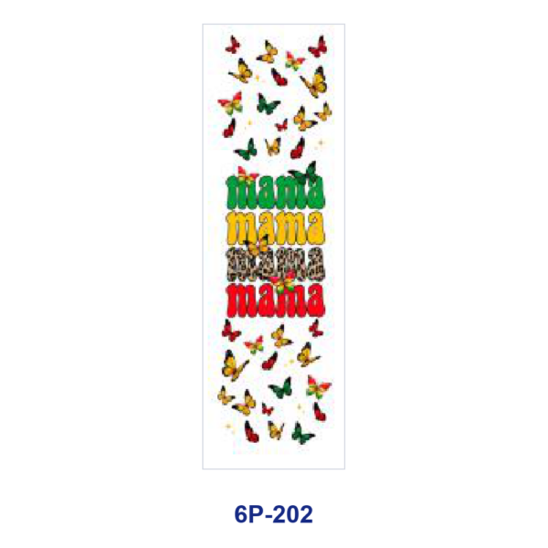 Wholesale 2/8/16pcs UV DTF Stickers Juneteenth Butterfly Heart Mama Mini Black King Print Pen and Bookmark Stickers