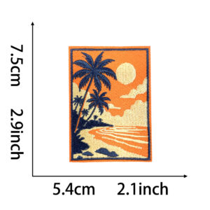 Hot melt glue*sunset beach*2