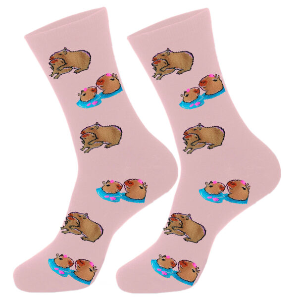 Wholesale Capybara Jacquard Socks Fashion Casual Unisex