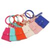 oly-5e883d022f13cca486257b11b341d21e Wholesale PU Leopard Print Keychain Card Case Wallet with Tassel Stylish Boutique Gift
