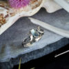 Wholesale Alloy Vintage Bohemian Double Moon Ring with Zircon - Chic Jewelry Accessory for Boutique Resale