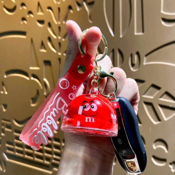 oly-5e90123e64e87173cb4a1733bf85bd70 Wholesale Acrylic Red M Bean Keychain Trendy Birthday Gift for Boutique Resale OLY Exclusive