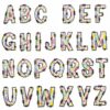 Wholesale Polyester Embroidered Alphabet Patch Appliques Decorative Accent for DIY Clothing Accessories Boutique Resale
