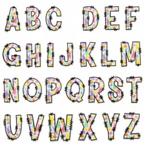 Wholesale Polyester Embroidered Alphabet Patch Appliques Decorative Accent for DIY Clothing Accessories Boutique Resale