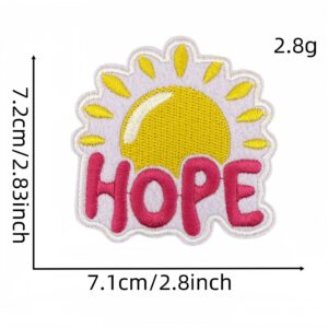 Cartoon english cloth sticker 6#