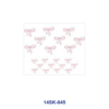 Wholesale 2/4/8pcs Bow Cherry Flower Pattern Mini Cup Keychain Sticker