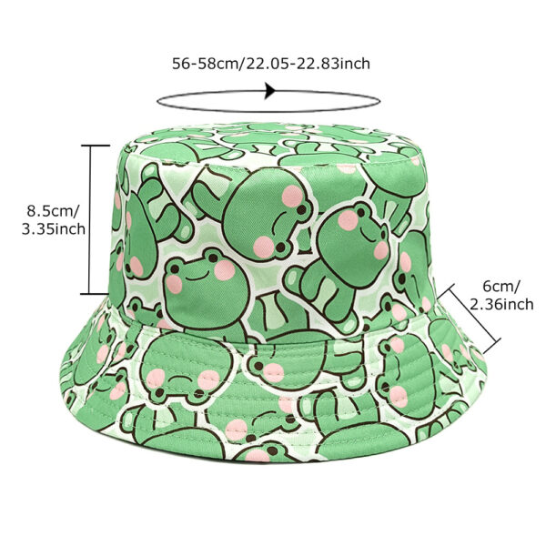 oly-5ea6864179afae06faf95a903fe74af3 Wholesale Trendy Cartoon Frog Bucket Hat Sun Protection Hat for Women