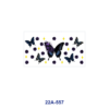 oly-5eaa55b0979968f079cb0b84c82e6432 Wholesale 5pcs Watercolor Colorful Butterfly Sunflower Rose Floral Mixed Decor Prints 16oz Cup UV DTF Wraps