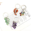 oly-5ebc2c2d790cd1e99c1578221eb0c986 Wholesale Pastoral Style Irregular Crushed Stone Keychain Pendant Bag Charm Fashion Accessory Gift for Friend