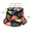 oly-5ee6fce6d20914840394155725b5c66b Wholesale Strawberry Print Fisherman Hat Summer Fashion Accessory Gift