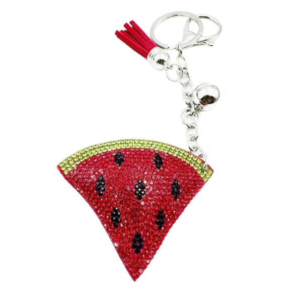 oly-5ef7a620809a54e0b4f155d781ea73ce Wholesale Zinc Alloy Watermelon Rhinestone Keychain Chic Boutique Resale Jewelry Accessory Gift