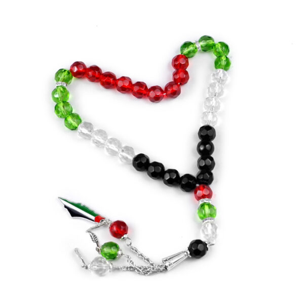 oly-5f42e44d4e1de7826e08c599f3a33f7c Wholesale Exotic Crystal Rosary Beads 33 Beads 10mm Flag Colors Jewelry Accessory Business Gift