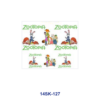 oly-5f5ecb72ff83f9679071ca5fc7ba809a Wholesale 2/4/8pcs Cute Animal Character Mini Cup Keychain Sticker OLY Exclusive