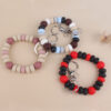oly-5f5feaca1fb1b463910df2ff234ec797 Wholesale Silicone Cartoon Spacer Bead Bracelet Keychain Korean Style DIY Fashion Accessory for Gifts