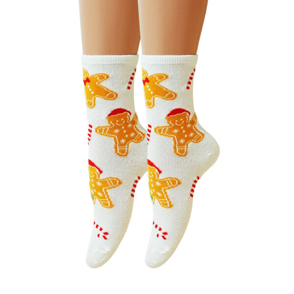 Wholesale Party Cartoon Christmas Socks Elk Pattern Mid Calf Unisex Winter Resale