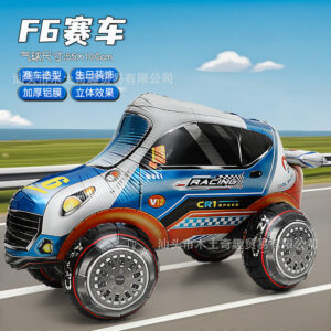 Aluminum three-dimensional f6 racing car-f0723