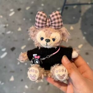 Black sweater + back camera [shirley rose] / Approximately 10cm, comes with a rope stopper