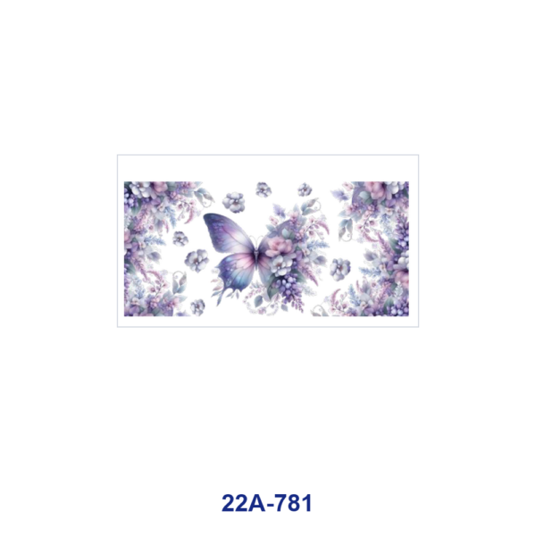 oly-5fc40a3fa7354937a67736f954683bbe Wholesale 5pcs Deep Toned Watercolor Butterfly Sunflower Red Rose Dahlia Lilac Daisy Mixed Floral Decor Prints 16oz Cup UV DTF Wraps