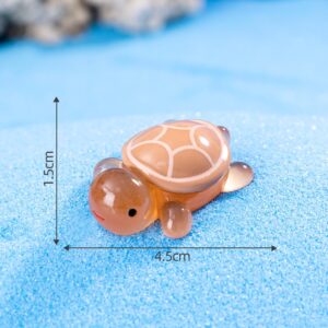 10 # Brown color [large size] / 30 types of luminous cartoon turtles