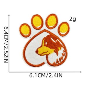 Animal paw cloth sticker 4#