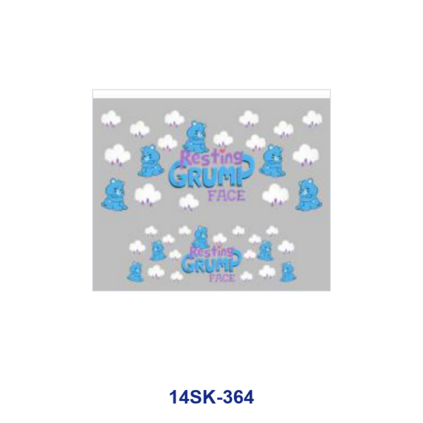 oly-60158f78bee68d2bf30d55747871c078 Wholesale 2/4/8pcs Sweet Mood Bear Mini Cup Keychain Sticker