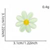 Wholesale Fresh Embroidery Patch Polyester Thread Fashion Hat Accessory