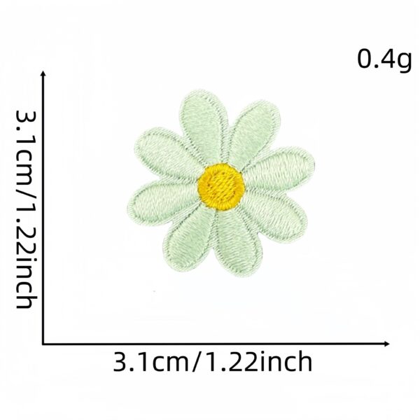 Wholesale Fresh Embroidery Patch Polyester Thread Fashion Hat Accessory