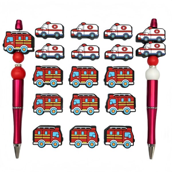 oly-6026637690659e355448004a5f55534f Wholesale Stylish Food Grade Silicone Beads for DIY Jewelry Car Keychain and Pen Decor